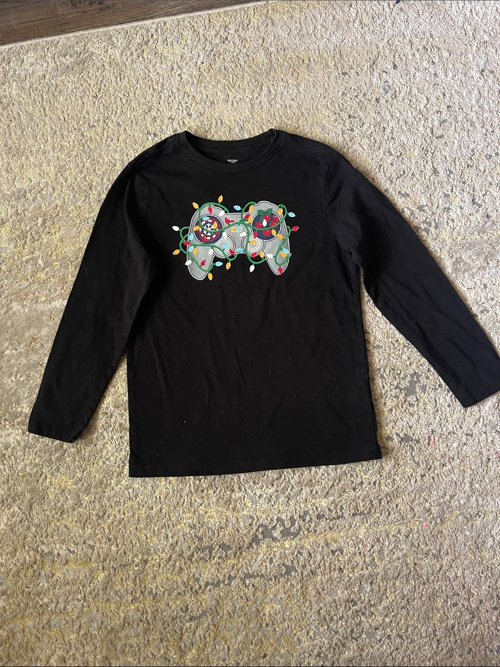 Boys Christmas video game shirt